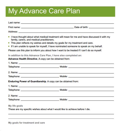 soce form download|Advance Care Planning .